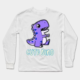 cute dino Long Sleeve T-Shirt